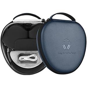 for Apple AirPods Max Case Accessory: WIWU AirPod Max Case with Sleep Mode | Airpod Max Accessories for Apple Headphones | Ultra-Slim Travel Carrying Case | Portable Storage Bag | Blue Empty Case