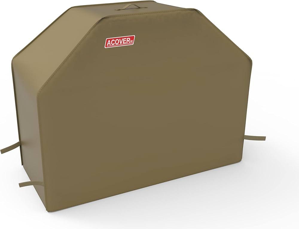 52" Heavy Duty Waterproof Gas Grill Cover fits Weber Char-Broil Coleman Gas Grill-Brown