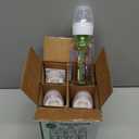 Dr. Brown's Anti-Colic Options+ Narrow Glass Baby Bottle with Level 1 Slow Flow Nipple, BPA-Free, 4 oz/120mL, 4-Pack