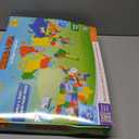 Imagimake Mapology USA & World Map Puzzle with Flags, Capitals, Stickers | Educational Toys for Ages 5-7 | Jigsaw Puzzles for Kids Ages 8-10 | Geography Toys for Age 8-13 | 6 Year Old Boy & Girl Gifts