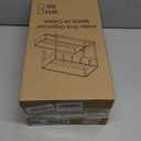 DEKAVA Cabinet, 2 Pack Under Sink Organizer, 2 Tier Sliding Bathroom Kitchen Organizer, Large White ABS Baskets, Easy Install & Clean