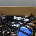 36 Inch Soft Dog Crates, Portable Travel Crate for Large Dogs, 3-Door Foldable Soft Kennel with Mesh Windows for Indoor & Outdoor Travel, with Blanket and a Foldable Bowl