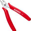 IGAN-170 Wire Cutters, Precision Electronics Flush Cutter, One of the Strongest and Sharpest Side Cutting pliers with an Opening Spring, Ideal for Ultra-fine Cutting Needs. (Pack 1)