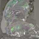 U-Goforst Fairy Wings Adult Women, Fairy Costume for Woman Butterfly Wings for Girls Adult Halloween Costume Cosplay Dress Up (White)