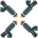 Fuel Injectors ECCPP 4pcs High Performance 12 Holes Fuel Injector Kits 195500-4390 fit for 2002 2003 2004 2005 2006 for Nissan Altima 2.5L,2002 2003 2004 2005 2006 for Nissan Sentra 2.5L