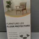 Furniture Pads Silicone Chair Leg Crystal Transparent Chair Feet Pad Cap for Hardwood Floors Furniture Table Legs Cover Pad Table