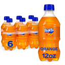 Fanta Orange Soda Pop, 12 fl oz, 12 Pack Bottles BB: July 2026