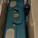 Vinyl Record Player Bluetooth Turntable 3-Speed Suitcase Portable Vintage Belt-Driven Record Player with Built-in Speakers RCA Line Out AUX in Headphone Jack Hunter Green, M415 Vinyl Record Player Hunter Green