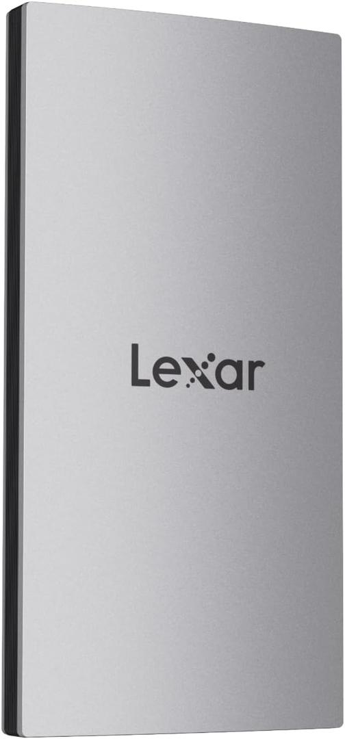 Lexar ES3 1TB External SSD, USB 3.2 Gen2 Portable SSD, PSSD Up to 1050MB/s Read, 1000MB/s Write, External Solid State Drive Compatible with iPhone 16/15 Series/Mac/PS5/XBOX/Laptop/PC, Silver