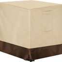 Vailge Air Conditioner Covers for Outside Units, Heavy Duty AC Covers for Outside, Waterproof AC Unit Covers Outdoor, UV&Dust&Rip& Fading Resistant (24"Wx24"Dx30"H, Beige & Brown)