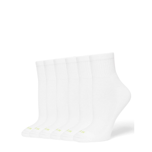 HUE Women's Mini Crew Sock 6 Pair Pack