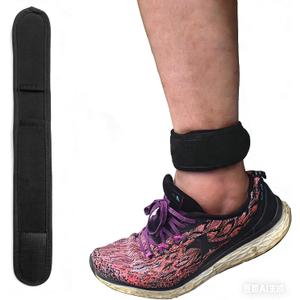 Adjustable Hook and Loop Ankle Band Compatible with Fitbit Charge 6 5 4 3 2/Inspire 3 2 HR/Luxe/Alta HR/Flex 2, Ankle Strap for Men and Women, Black, L