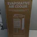 WICOLO Portable Air Conditioners, 3-IN-1 Swamp Cooler, Evaporative Air Cooler, Remote & Touch Control, 90°+90° Oscillation, LED Screen, Air Coolong Fan for Outdoor Indoor