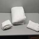 RENEWROOTS White Duvet Cover Queen Size, 100% Sandwashed Cotton Soft Queen Duvet Cover Set 3 Pieces with Zipper Clousre & Corner Buttons (White, Queen 90 x 90)