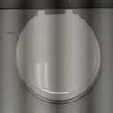 KOHLER 20455-0 Ridgewood Round Soft Close Toilet Seat, Quiet Close, Wood Toilet Seat, Home Essentials, White