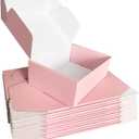 SNOGSWOG 28 Pack 9x6x3 inches Pink Shipping Boxes for Small Business, Small Corrugated Cardboard Gift Box for Mailing,Shipping,Storing,Christmas Gifts Wrapping