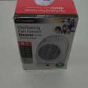 Pro Fusion Heat FH-101A 750/1500 Watt White Oscillating Fan & Heater