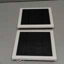 Solar Panel for Ring Camera, 2 Pack 4W Solar Charger Compatible with Rings Spotlight &All-New Stick Up Outdoor Cam Battery, 10ft Long Cable with USB-C to Ring Barrel Plug Adapter