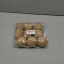 Odies 9 Pcs 2.36 Inch Natural Jute Decor Balls, Cream White Boho Farmhouse Hanging Ornaments for Home, Wedding, Wreath & Seasonal Decor