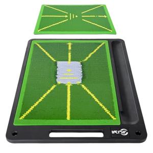 JIUYIBC Golf Mat Pro Premium Swing Training Mat for Analyzing Swing Path and Ball Impact, Replaceable Golf Practice Mats for Indoor Outdoor Hitting Training, Gifts for Men