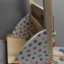 Tiny Land Wooden Baby Walker with Adjustable Speed, Montessori Activity Push Walker Toy for Toddlers, Baby Gift Parents Love for Boys & Girls(Morandi)