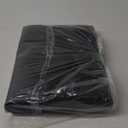 Storage Ottoman Foot Rest Stool with Thicker Foam Padded Seat. Foldable Leather Footstool Bench. Small Ottoman with Storage for Living Room Bedroom Coffee Table 350 lbs, 17x13x13in, Black.