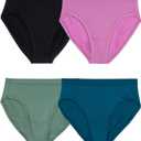 Fruit of the Loom Women's Getaway Collection, Cooling Mesh Underwear, Lightweight & Breathable (6, Bikini - Colors May Vary)