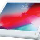 Theft-Deterrent Kiosk CTA Sleek Rotating Theft-Deterrent Kiosk Stand with Optional Swivel for Retail Transactions and Security Locking Cable for iPad Pro 3rd Gen. 12.9-Inch (PAD-RTDW13) White