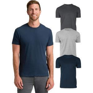 True Classic Mens T-Shirts – Short Sleeve Crew Neck T Shirts for Man, Cotton Blend Plain Novelty Men's T-Shirts, Large