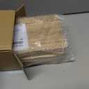 WOPITUES Wood Floating Shelves Set of 6, Shelves for Wall Decor, Farmhouse Shelf for Bedroom, Bathroom Storage Shelves, Book Shelves for Living Room - Rustic Brown (16.5 Inch)