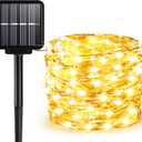 ALENEY Solar String Lights Outdoor, 99 Feet 300 LEDs 8 Modes Solar Fairy Lights for Outside, Waterproof Outdoor Light for Patio Yard Christmas Tree Halloween Wedding Party Decorations, Warm White