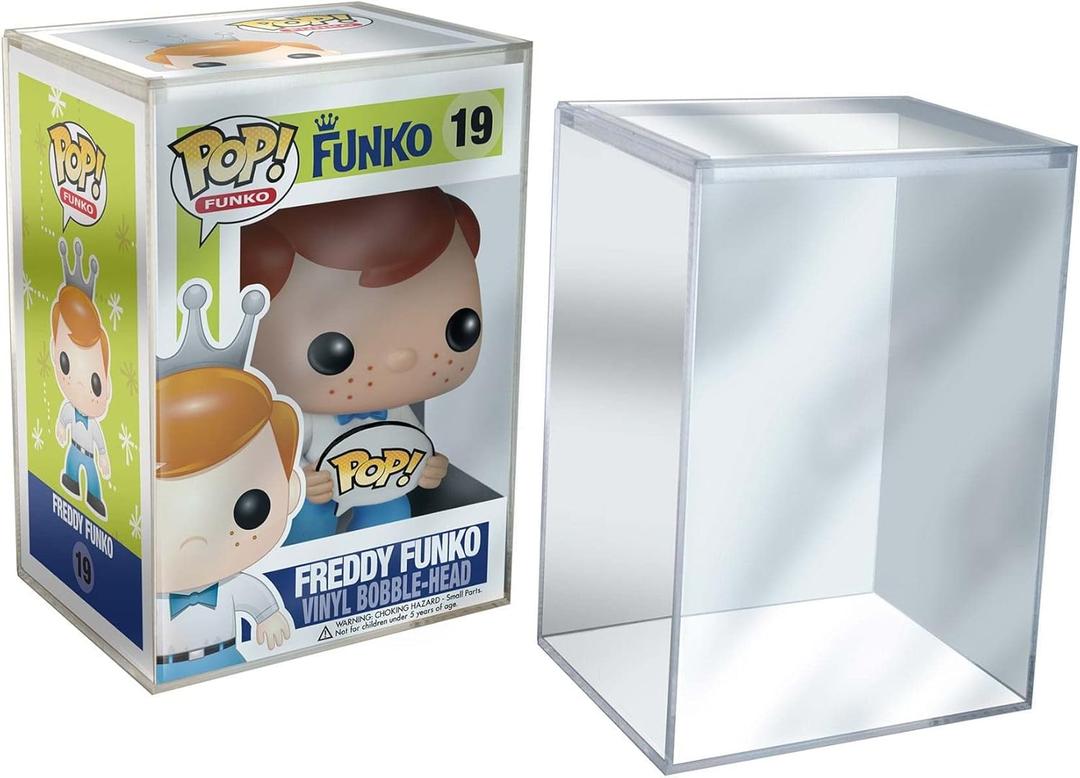 Funko Pop Premium - Premium Protector Display Cases - for Funko Pop Collectable Vinyl Figures - Durable, Crystal Clear, and Stackable Storage (One Size)