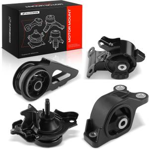 A-Premium 4PCS Engine Motor Mount and Transmission Mount Set Compatible with Honda Fit 2007-2008 L4 1.5L, Manual Transmission, Replace# 50840-SAA-003, 50810-SAA-982