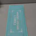 Birthday Gifts for Mom Grandma, Wooden Family Birthday Plaque Reminder Calendar Board Wall Hanging, Grandmother in Law Granny Present for Mothers Day Birthday Christmas Gift, FAMILY Sayings Pattern