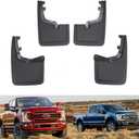 Kiwi Master Mud Flaps for 2021-2026 Ford F-150 (Without Fender Flares), OEM Replacement # ML3Z-16A550-AA, ML3Z-16A550-BA, Heavy Duty Mud Guards, Front & Rear Splash Guards, No Drill, 4 Pcs Set