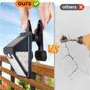 Clip On Solar Lights Outdoor,Motion Sensor Outdoor Lights, 72LEDs 600LM Clip on Solar Fence Lights Outdoor Waterproof LED,Solar Lights for Wall Fence,Deck, Gutter,Camping (4, Black)