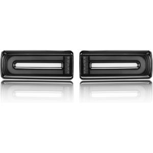 Pair of LED Tail Lights Rear Brake Lamps Compatible with Mercedes-Benz W463 G500 G55 AMG G550 G65 AMG 2006-2018，Smoke Lens (Replaces 4638201964 + 4638202064)