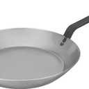 Matfer Bourgeat Black Carbon Steel Frying Pan, 11" (11-Inch, Steel Gray)