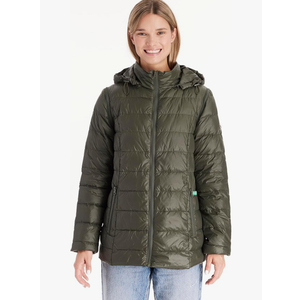 Maternity down jacket with patented 3in1 extender panel for pregnant women baby wearing moms, S