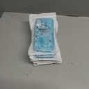 10 x Hython for iPhone 16 Case Glitter, Clear Glitter Sparkly Shiny Bling Sparkle Cute Cover, Anti-Scratch Soft TPU Thin Slim Fit Shockproof Protective Phone Cases for Women Girls, Blue Glitter