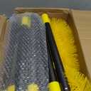 Gutter Cleaning Tools from The Ground, 10 FT Gutter Cleaning Brush with Telescopic Pole, Long Reach Gutter Guard Roofing Tool for Removing Leaves and Debris