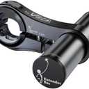 Volo Extender BAR Aluminum Bike Handlebar Extender Cycling Extension Mount Holder for Bike Mounts, GPS Service, Headlights etc(85mm) (Black)