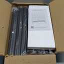 DIMJ Free Standing Shoe Racks - 3-Tier Boot Rack, Black Metal Boot Storage Organizer Tall Boots Organizer for Closet, Shoe Rack for Boots, Sneakers,Fit for 12 Pairs Boots, 2-Pack, Black