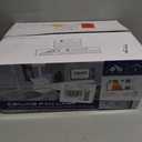 Ceiling Fans with Lights, 42 Inch Low Profile Ceiling Fan with Lights and Remote Control, LED Dimmable DC Reversible, 8 Speed, Noiseless, Modern Black Ceiling Fan for Bedroom, Indoor/Outdoor Use