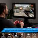 Wireless Controller Compatible with PS-2 Console, Remote Gamepad for Play 2 (Green and Blue)