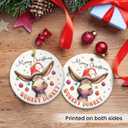 2 x Donkey Christmas Ornament 2025 - Funny Donkey Ornaments for Christmas Tree, Farm Animals Ornament, Donkey Ornament for Animal Lovers, Gift for Boys, Girls, Neighbors and Friends