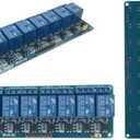 2PCS DC 5V 8 Channel Relay Module Compatible with Arduino R3 MEGA Raspberry Pi with Optocoupler High/Low Level Trigger Expansion Board