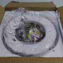 Plug in Pendant Light Hanging Lamp: Kitchen Pendant Lighting Clear Glass Pendant Light, Pendant Lights for Kitchen Island, Bedroom, Dining Room, Living Room, E26 No Bulb (Brown)