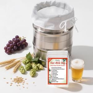 Strainer for Juice Pulp Jelly Juice Cloth Fine Mesh Strainer Nut Milk Bag Sieve Fruit