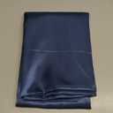 Bedsure Satin Pillowcases, Similar to Silk Pillow Cases Queen Size Set of 2, Pillow Case for Sleeping Women with Envelope Closure, Gifts for Women Men, Blue, 20x30 Inches, 2pcs